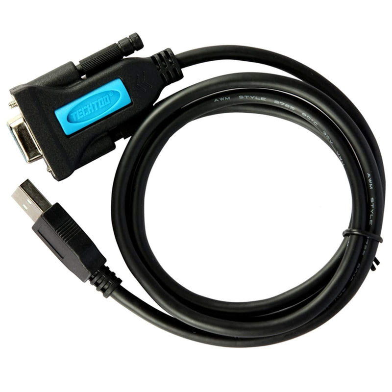 TECHTOO USB 2.0 to RS232 DB9 Serial Cable Female Converter Adapter with Prolific PL2303 Chipset for Win10 8.1 8 7 Vista XP 2000 Andorid Linux Mac OS X 10.6 and Above (3ft/Female) Female Converter-3ft - LeoForward Australia
