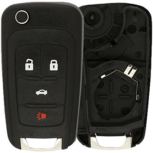  [AUSTRALIA] - KeylessOption Just the Case Keyless Entry Remote Control Car Key Fob Shell Replacement For OHT01060512