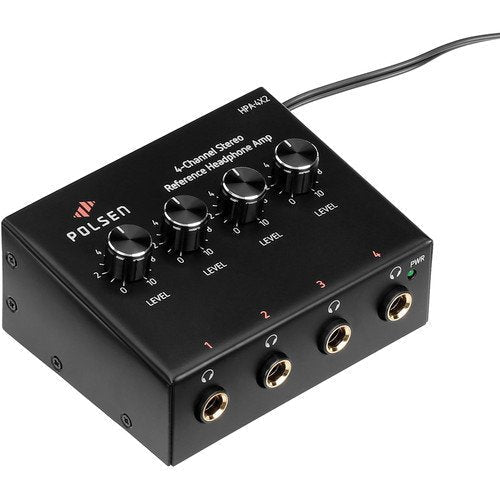  [AUSTRALIA] - Polsen HPA-4X2 4-Channel Stereo Reference Headphone Amplifier