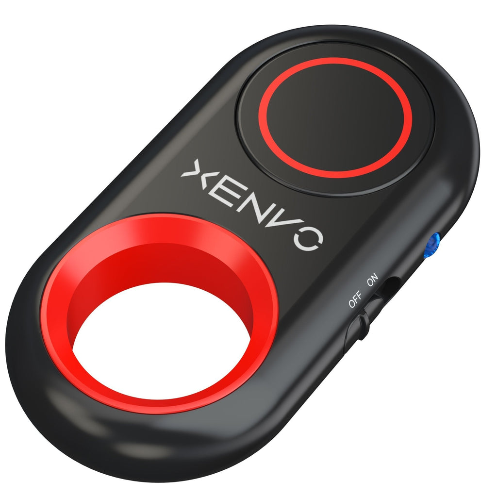  [AUSTRALIA] - Xenvo Shutterbug - Camera Shutter Remote Control - Bluetooth Wireless Selfie Button Clicker - Compatible with iPhone, iPad, Android, Samsung, and Google Pixel Cell Phones, Smartphones and Tablets Red