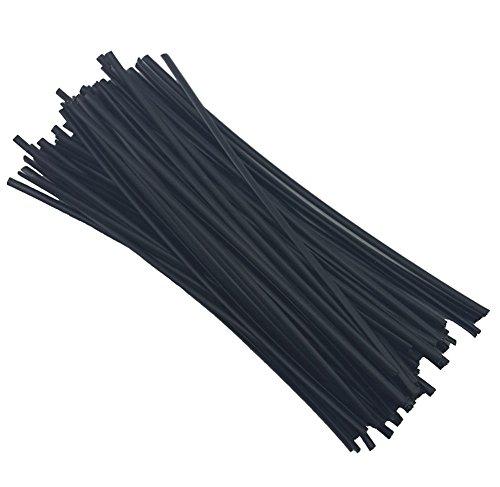 SumDirect 1000Pcs 8 Inch Plastic Twist Ties,Cable Ties for Making Facial Face Mask Plants Party Cello Candy Gift Bags Cake Pops-Black - LeoForward Australia
