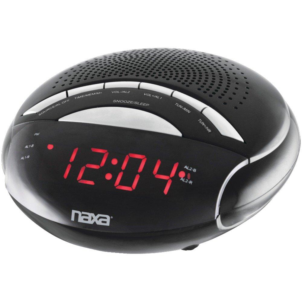 NAXA NRC170 Digital Alarm Clock with AM/FM Radio electronic consumer Electronics - LeoForward Australia