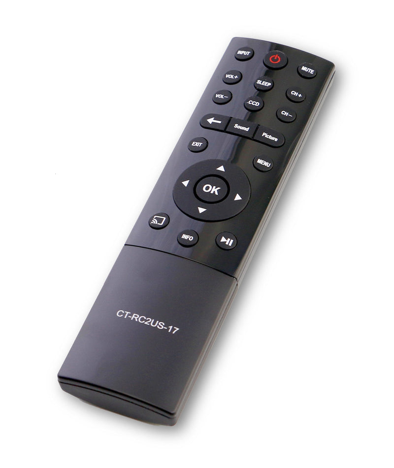 CT-RC2US-17 CTRC2US17 Replaced Remote fit for Toshiba LED TV 55L621U 49L621U 43L621U 65L621U 55L421U 32L221U Smart 4K LED HDTV TV - LeoForward Australia