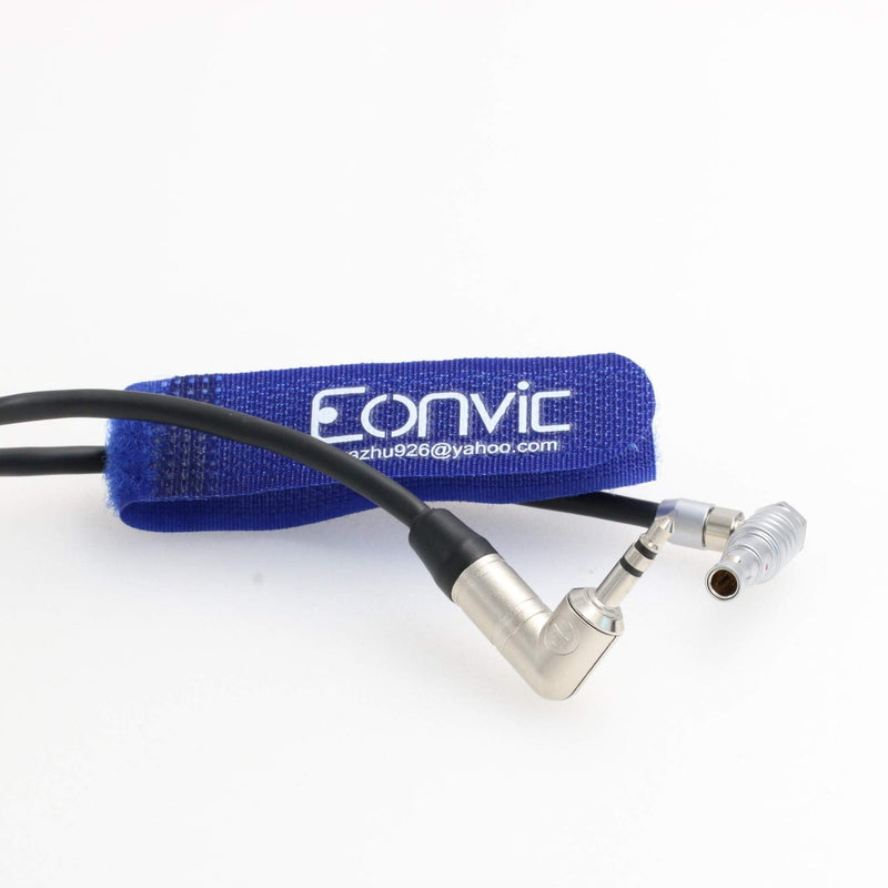  [AUSTRALIA] - Eonvic ARRI Mini Audio Cable Right Angle 00b 5 pin Male to 3.5mm TRS Connector