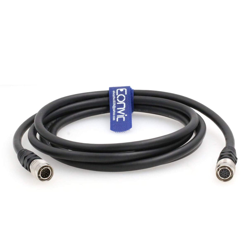  [AUSTRALIA] - Eonvic High Flex Coaxial 12Pin Hirose Male to Female Cable 6.56ft/2M