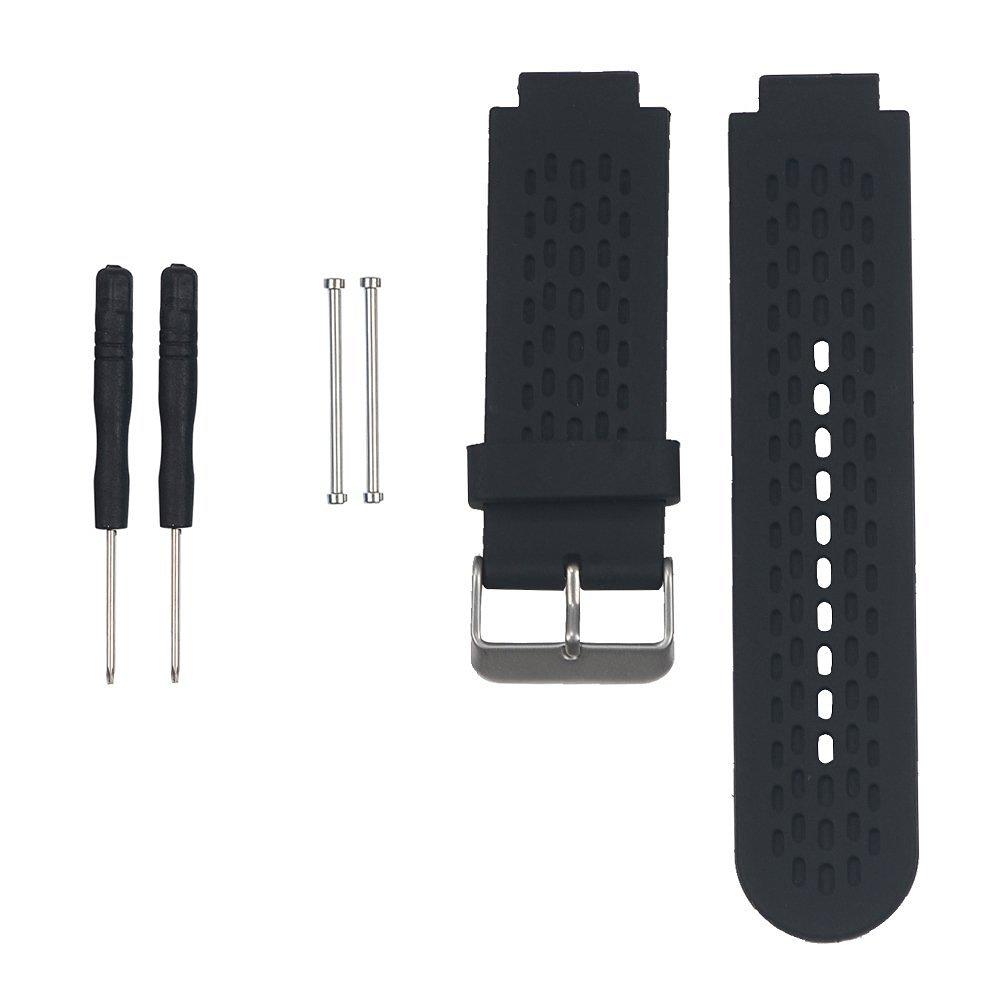 ECSEM Replacement Bands and Straps Compatible with Garmin Approach S4/S2 GPS Golf Watch & Vivoactive Smartwatch, black - LeoForward Australia