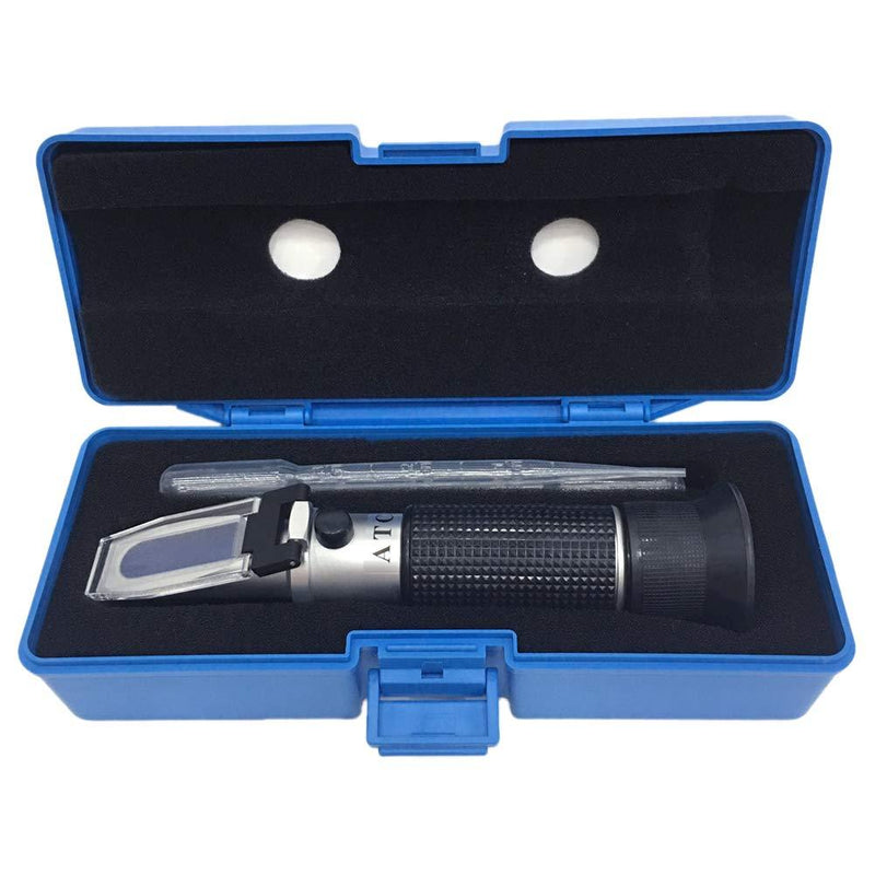 Brix Refractometer with ATC, Dual Scale - Specific Gravity & Brix, Hydrometer in Wine Making and Beer Brewing, Homebrew Kit - LeoForward Australia