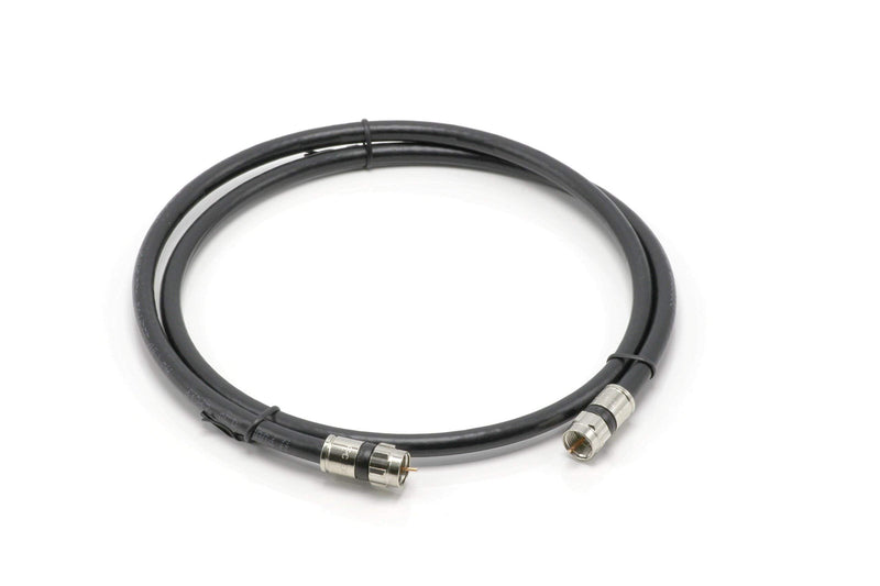  [AUSTRALIA] - 10' Feet, Black RG6 Coaxial Cable (Coax Cable) with Weather Proof Connectors, F81 / RF, Digital Coax - AV, Cable TV, Antenna, and Satellite, CL2 Rated, 10 Foot 10 Feet (3 Meter)