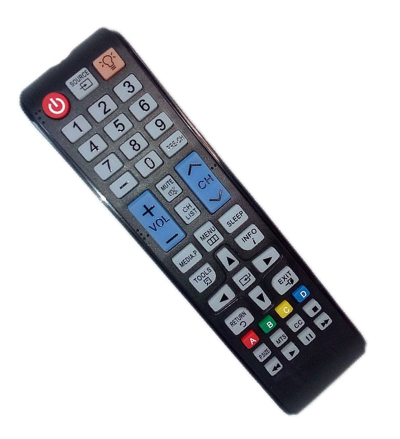 Replaced Remote Control Compatible for Samsung UN19F4000 UN37EH5000F PN64F5300AF UN46F5050 UN40H4005AF UN32F5000AFXZA LED HDTV Plasma TV - LeoForward Australia