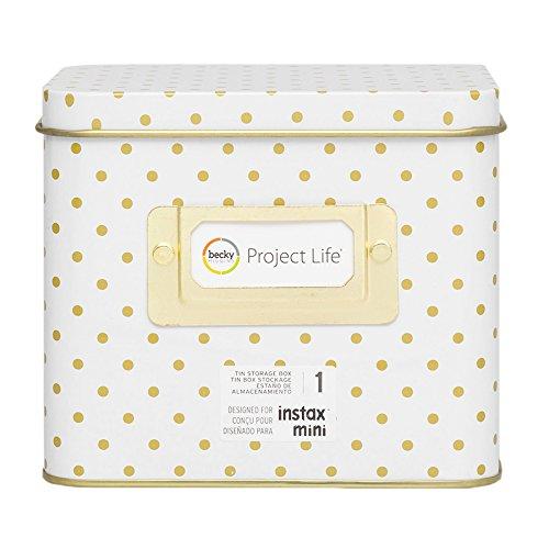 Project Life Miscellaneous Instagram-Storage-Tin-Polka Dot - LeoForward Australia