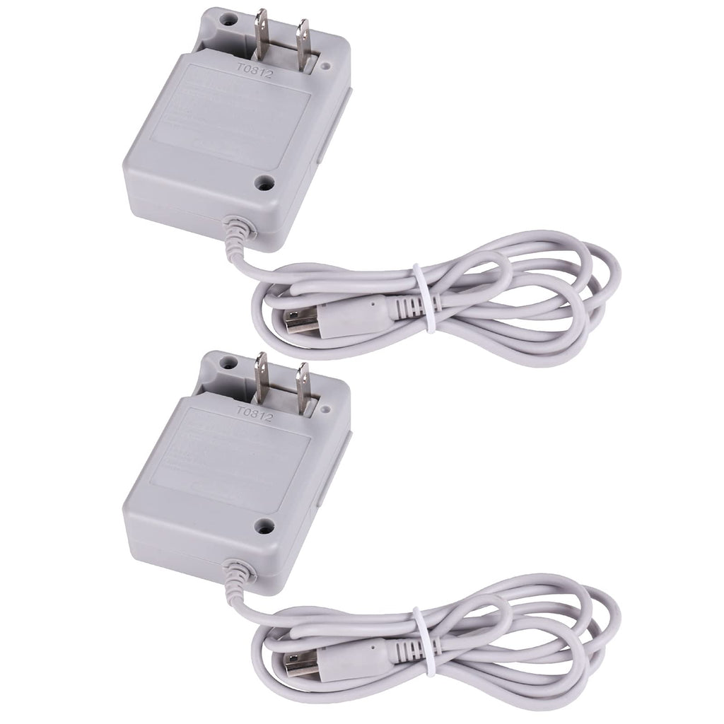  [AUSTRALIA] - DTOL AC Adapter Game Charger for Nintendo Dsi Ndsi 3DS/3DSXL/New 3DS/New 3Dsll/2DS/Dsi/Dsixl 2 Pack