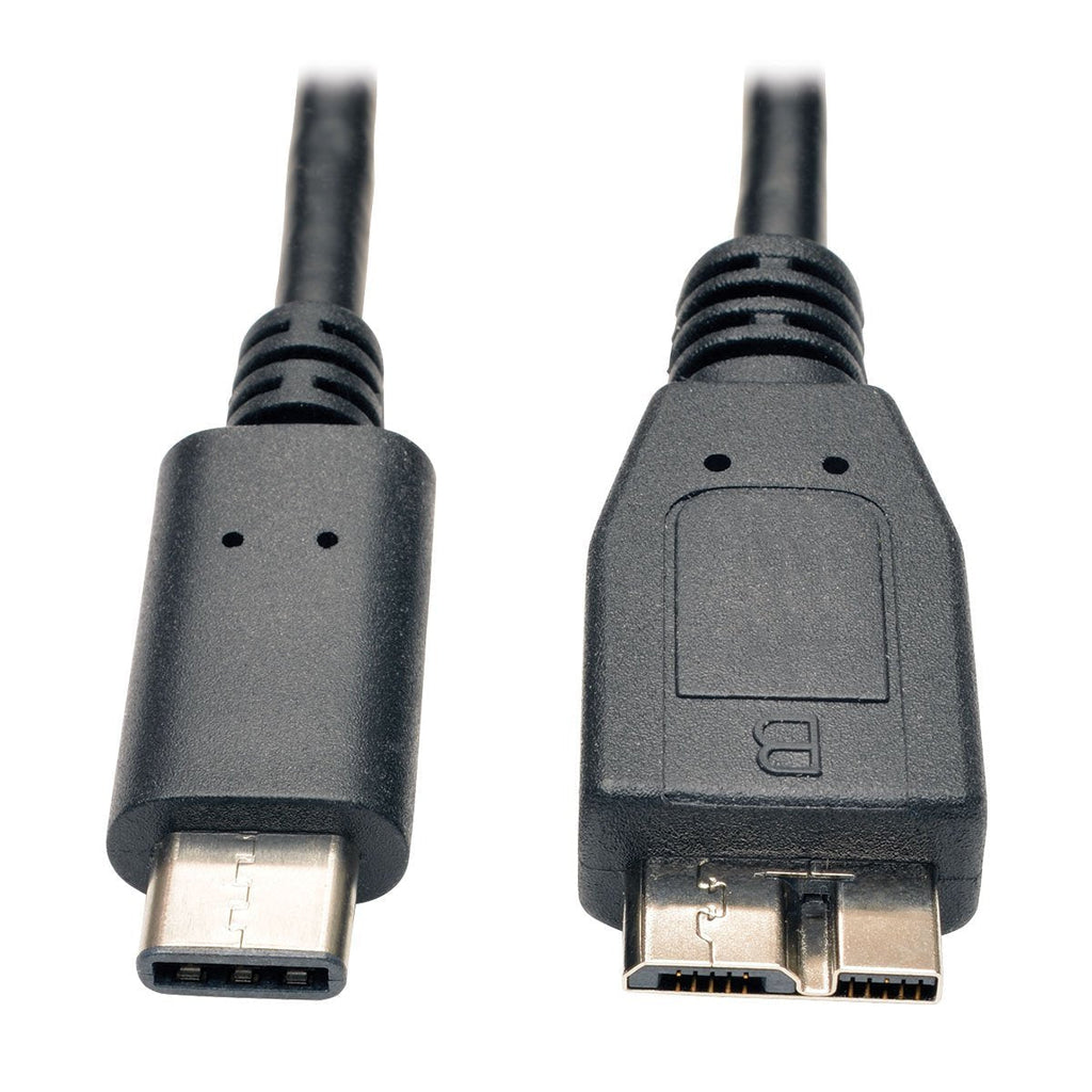 Tripp Lite 3 ft. USB 3.1 Gen 2 USB-C to Micro-B Cable (M/M), USB Type-C to USB 3.0 Micro-B, 10 Gbps Fast Charging (U426-003-G2) - LeoForward Australia