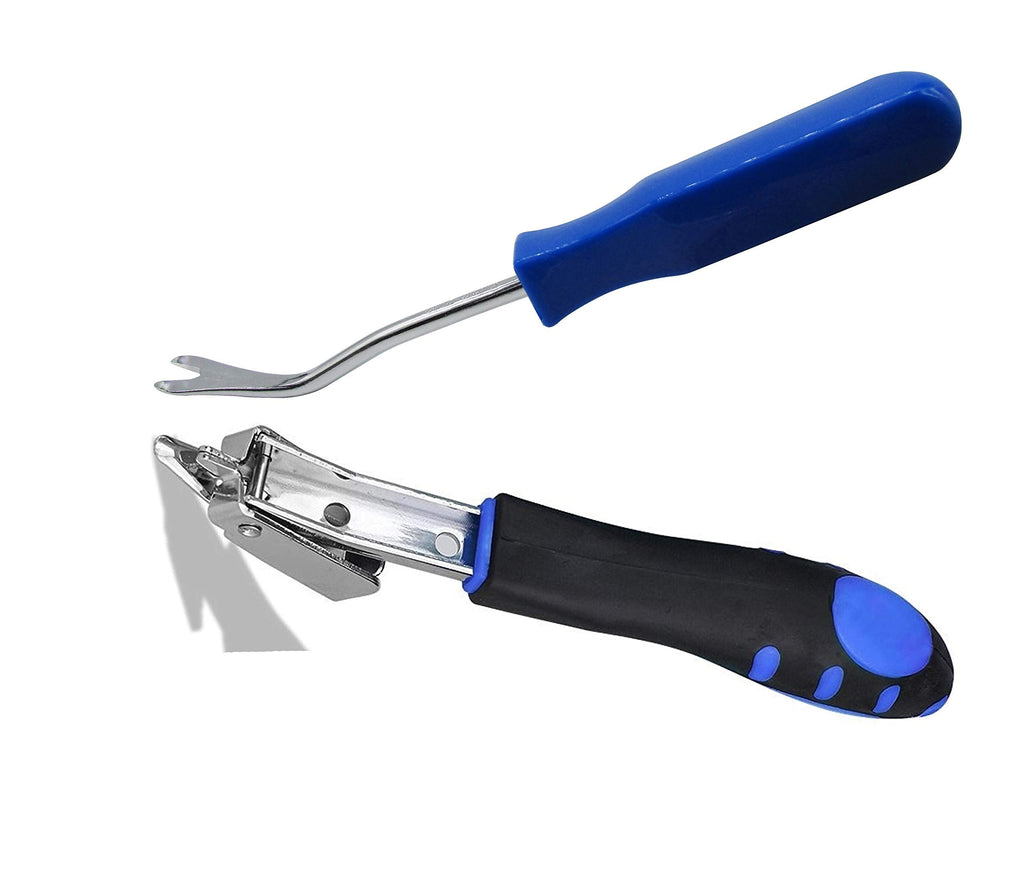  [AUSTRALIA] - Anianiau Upholstery Staple Remover with Tack Puller Tool,Ergonomic Handle - Saves You Hours (Blue)