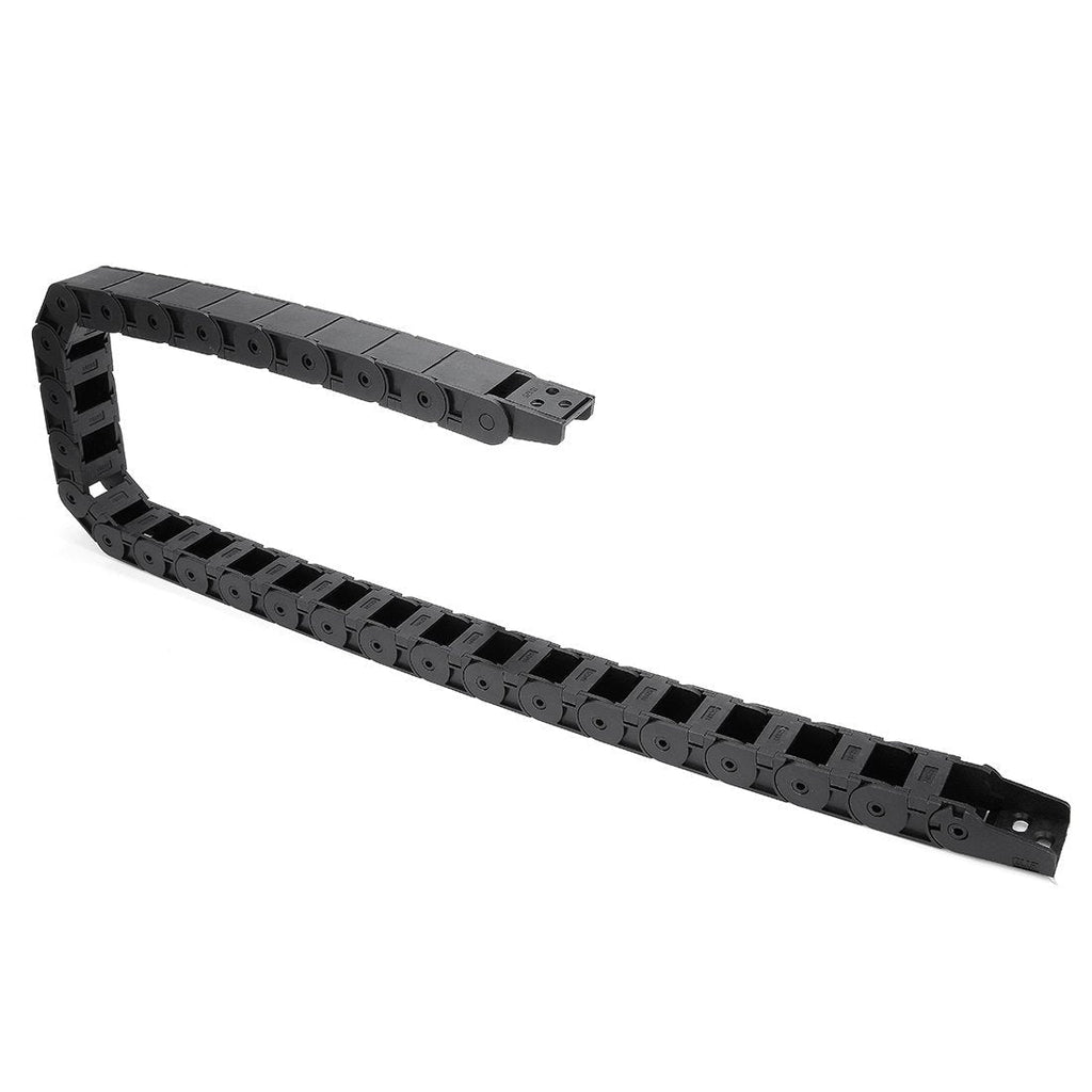  [AUSTRALIA] - uxcell R38 18mm x 25mm Plastic Semi Closed Cable Wire Carrier Drag Chain 1M Length Black