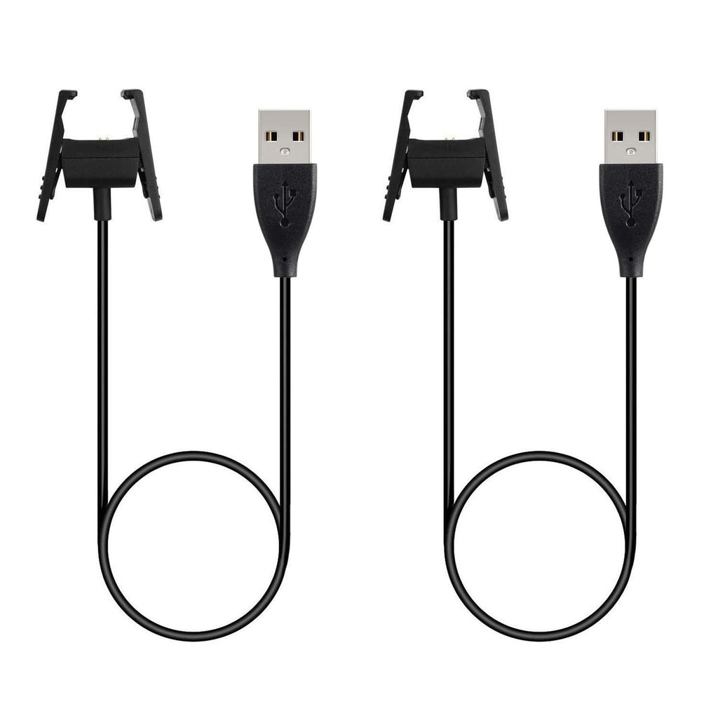 Kissmart Compatible with Fit bit Charge 2 Charger, Replacement Charging Cable Cord for Fit-bit Charge 2 Smart Wristband (2-Pack, 1.8ft) - LeoForward Australia