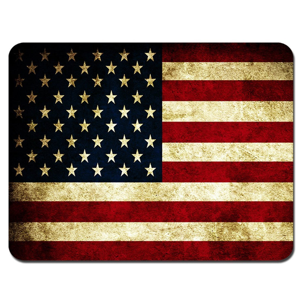 Meffort Inc Standard 9.5 x 7.9 Inch Mouse Pad - American Flag - LeoForward Australia