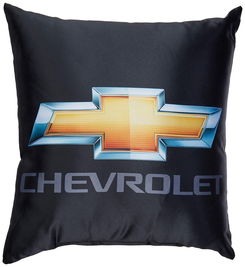  [AUSTRALIA] - Pillow Decorative Throw Chevy Bowtie Chevrolet Black Gold Gray