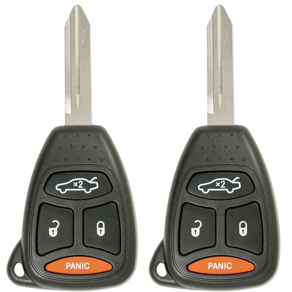  [AUSTRALIA] - Keyless2Go Keyless Remote Head Key Fob 4 Button Replacement for KOBDT04A and OHT692427AA (2 Pack)