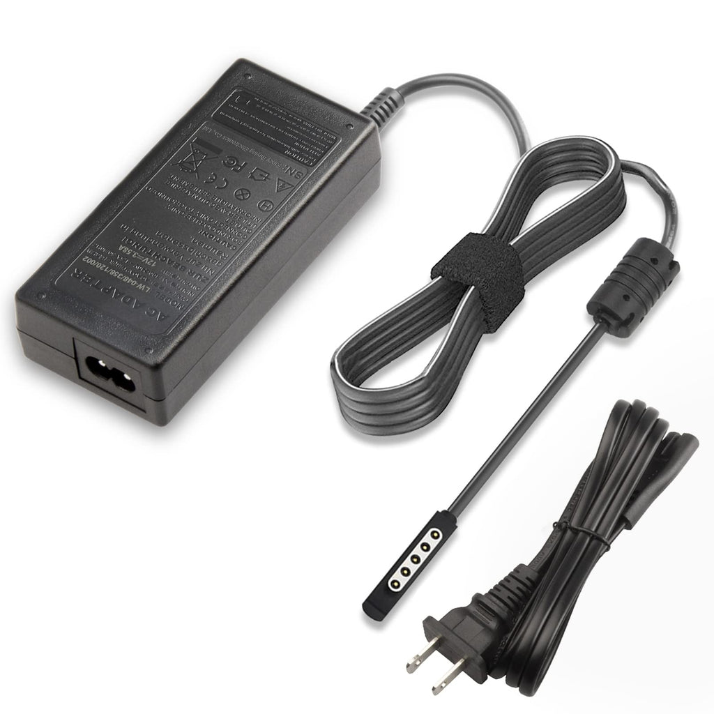  [AUSTRALIA] - Microsoft Surface Pro 1 Pro 2 Power Adapter Charger for Microsoft Surface Pro 1 Pro 2 and 10.1 Windows 8 Tablet PC with USB Charging Port 48W 12V 3.58A