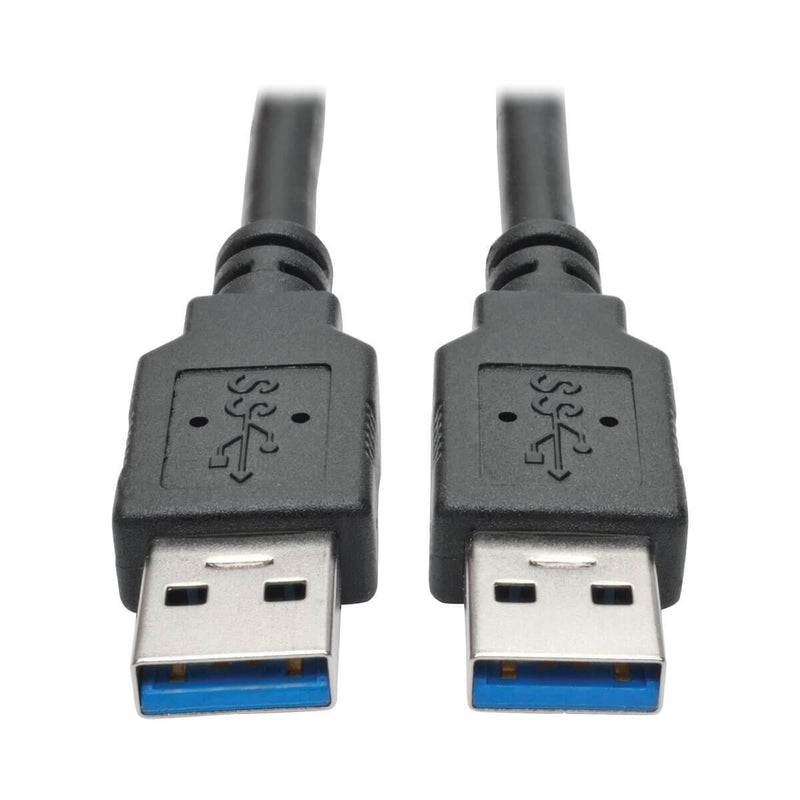 Tripp Lite 3 ft. USB 3.0 SuperSpeed (A/A) Cable (M/M), 28/24 AWG, 5 Gbps, USB Type-A to Type-A, Black (U320-003-BK) 3 ft. - LeoForward Australia