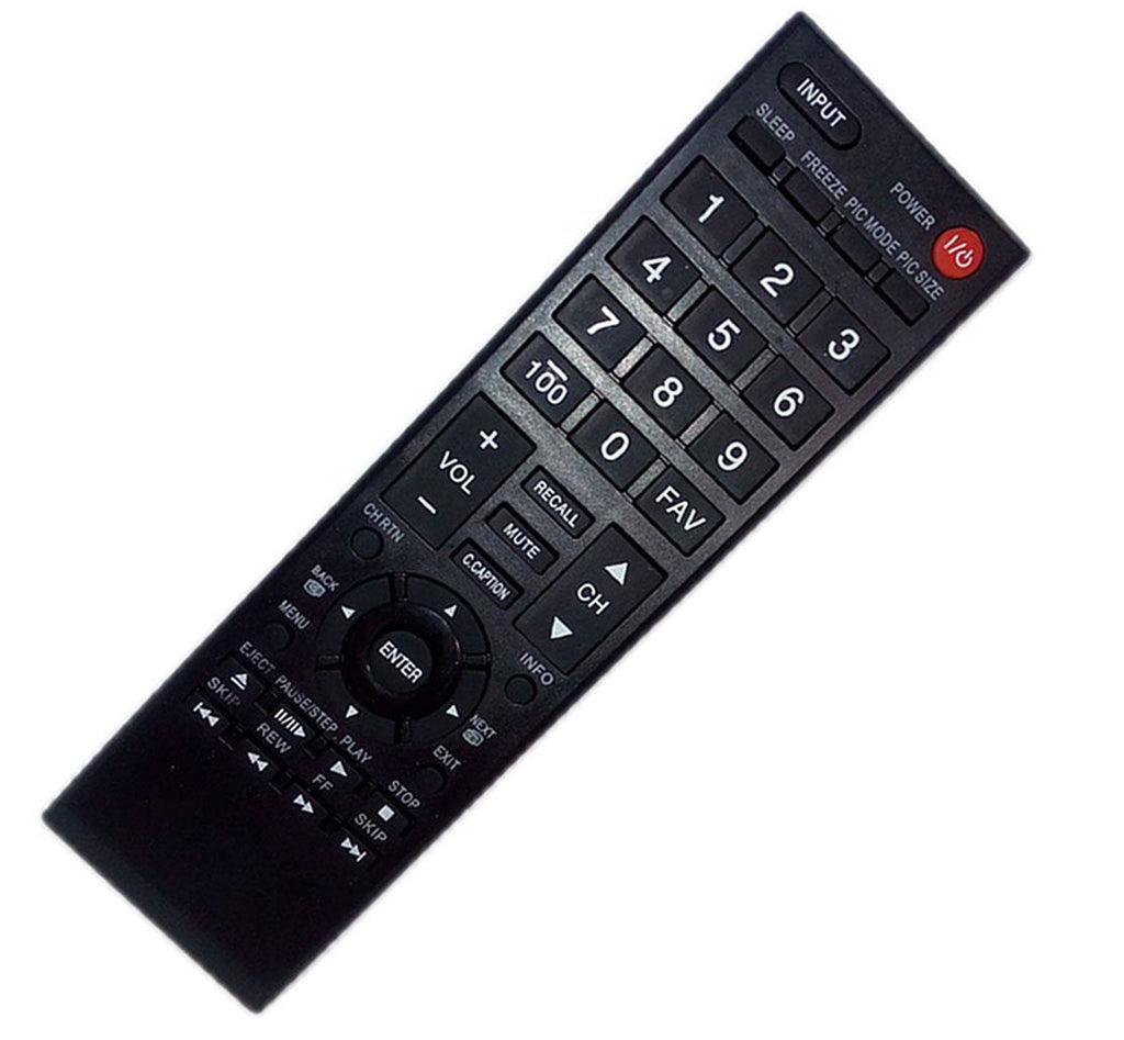 Replaced Remote Control Compatible for Toshiba 32L2400U 32SL400 40E210U 40L2400U 50L1450U LED HDTV TV - LeoForward Australia