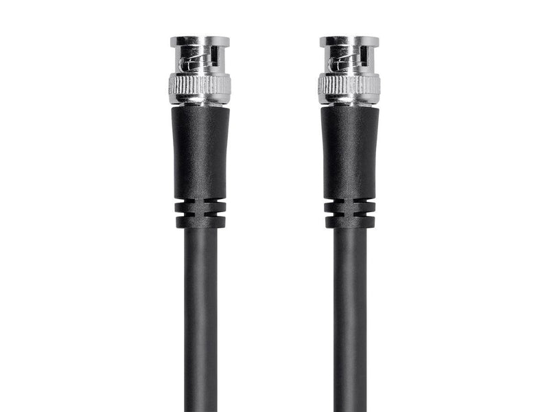 Monoprice HD-SDI RG6 BNC Cable - 0.5 Feet - Black | for Use in HD-Serial Digital Video Transfer, Mobile Apps, HDTV Upgrades, Broadband Facilities - Viper Series 6-inch - LeoForward Australia