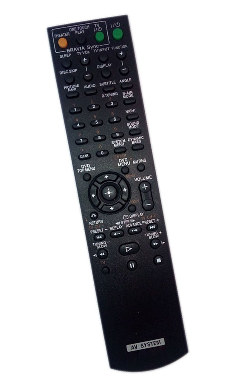 Replaced Remote Control for Sony DAV-HDX279W HCDHDX285 DAVHDX576W DAV-HDX589 DAVHDX276WF Home Theater Audio/Video Receiver AV System - LeoForward Australia