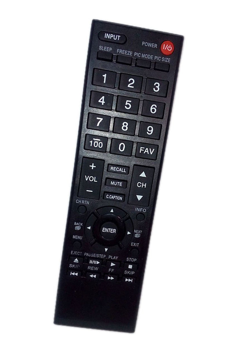 Replaced Remote Control Compatible for Toshiba 43L420U 19SL410U 22AV600UZ 32SL410UM 37E200U LED HDTV TV - LeoForward Australia