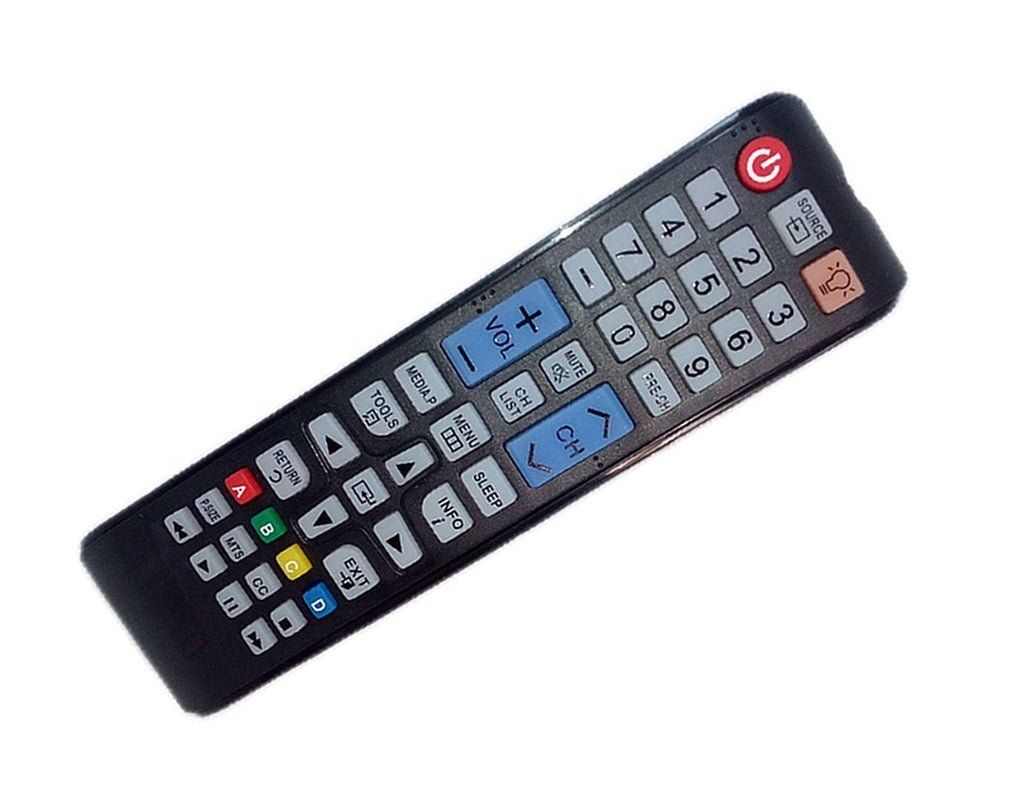 Replaced Remote Control Compatible for Samsung PN51E450A1F LT24D310NHZA PN51F4550AFXZA UN28F4000AFXZA UN40EH6000 UN50EH6000F LED HDTV Plasma TV - LeoForward Australia