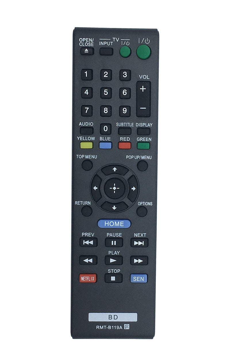 VINABTY New RMT-B119A Replaced Blu-Ray Remote fit for Sony Player RMTB119A BDP-BX18 BDP-S185 1-490-027-12 149002712 BDP-BX39 BDP-BX110 BDP-BX310 BDP-BX510 BDP-S590WM BDP-S1100 BDP-S3100 - LeoForward Australia