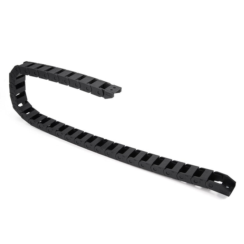  [AUSTRALIA] - uxcell R18 10mm x 15mm（Inner Hinner W）Black Plastic Cable Wire Carrier Drag Chain 1M Length for CNC