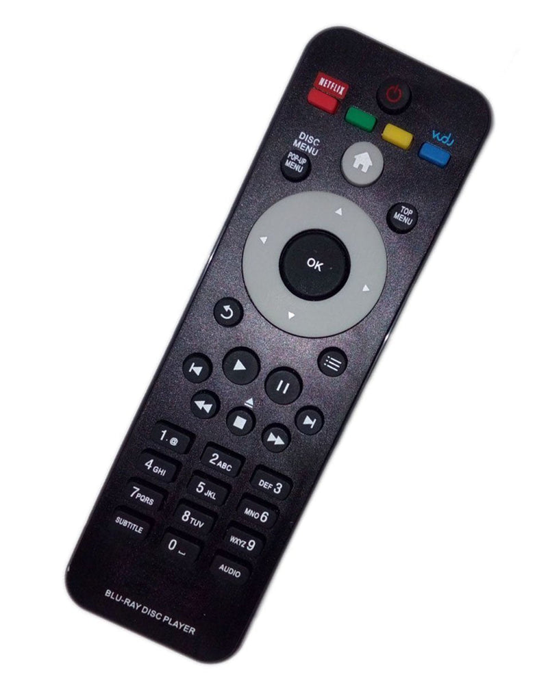 Replaced Remote Control Compatible for Philips BDP2105 RC-5830 996580000587 BDP5406F7 BDP2285/F7 BDP2305/F7 BD Blu Ray Disc DVD Player vudu Netflix - LeoForward Australia