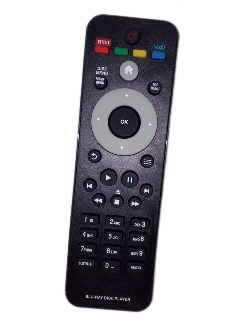 Replaced Remote Control Compatible for Philips BDP2100F7 996510041571 BDP5406 BDP2900/F7 BDP2285 BD Blu Ray Disc DVD Player vudu Netflix - LeoForward Australia