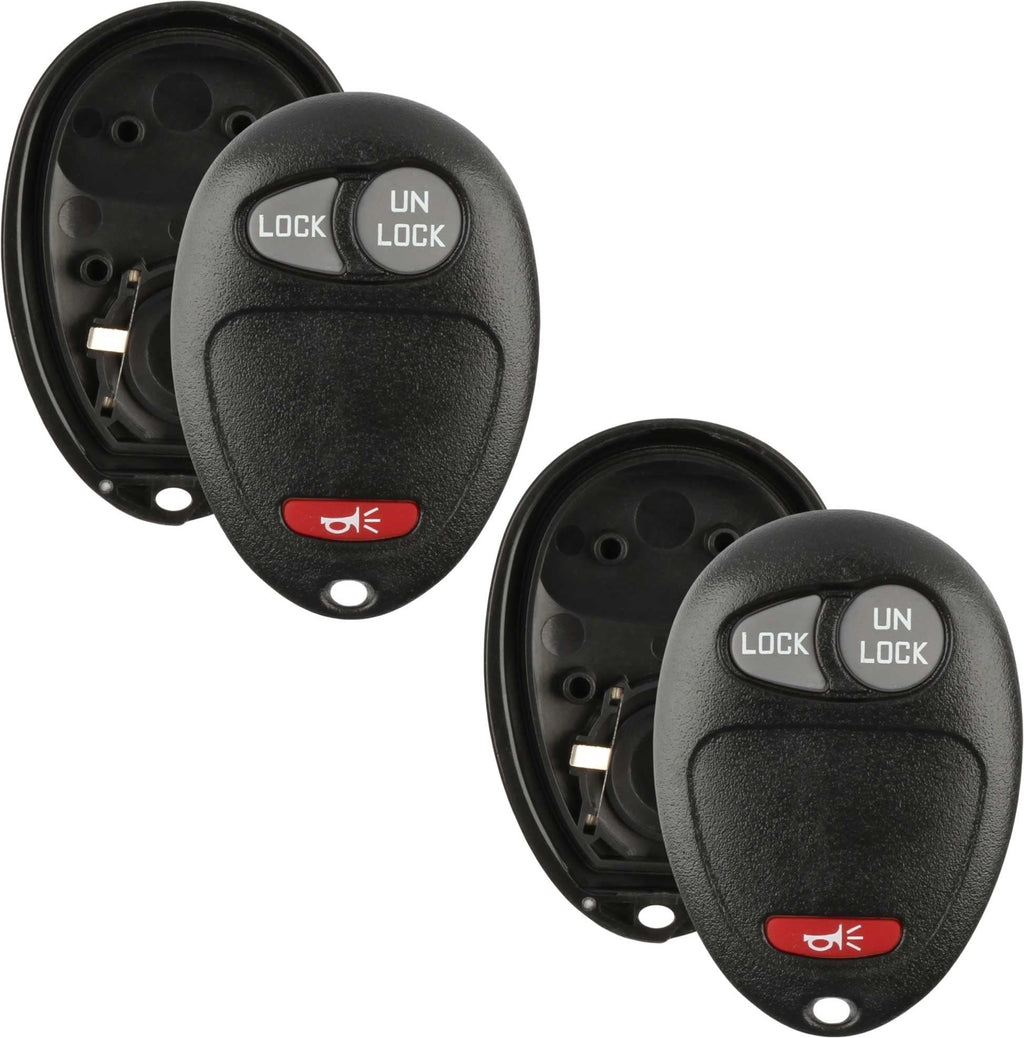  [AUSTRALIA] - Discount Keyless Replacement Shell Case and Button Pad Compatible with L2C0007T, 10335582-88 (2 Pack) Set of 2