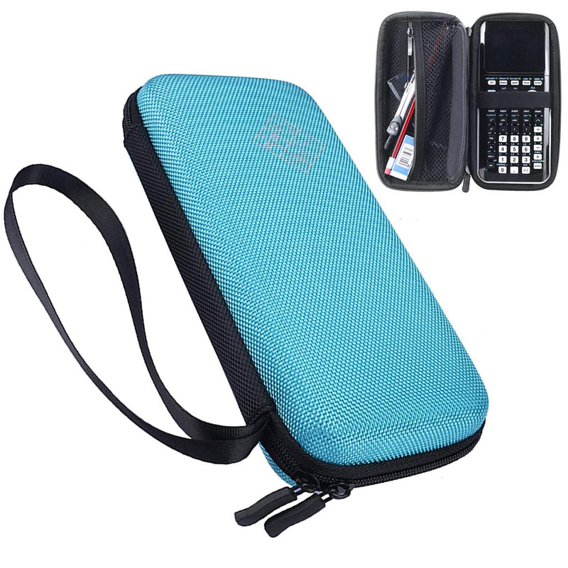  [AUSTRALIA] - XBERSTAR Hard EVA Shockproof Carry Case Bag Pouch for Texas Instruments TI-84 Plus CE/Color TI-83 Plus,TI-89 Titanium, HP 50G Graphing, Scientific Financial Calculators (Blue) … Blue