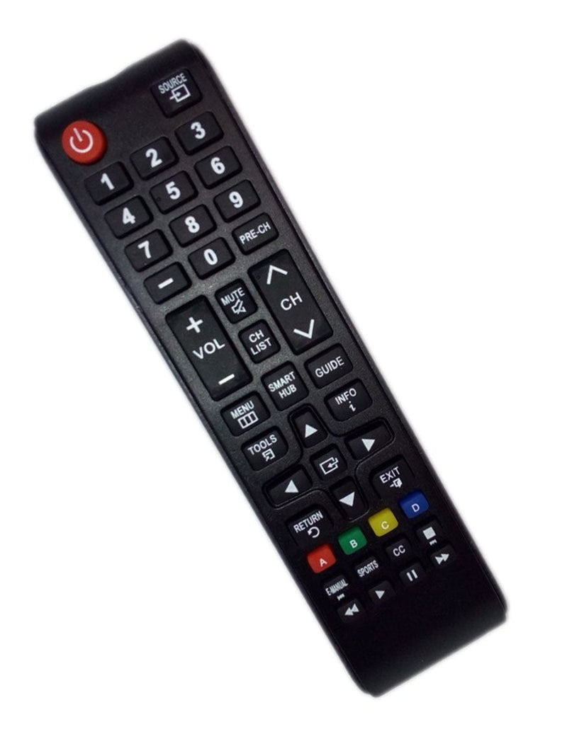 Replaced Remote Control Compatible for Samsung UN40J520DAF UN48JU6400F UN50J520DAFXZA UN55JU640DFXZA UN60J6200AF LED HDTV TV - LeoForward Australia