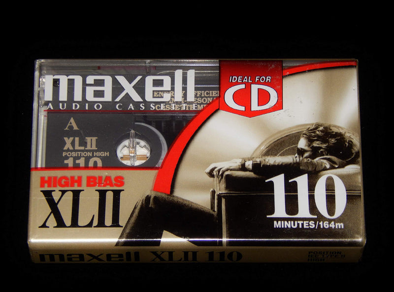 Maxell Audio Cassette~XLII~ 110 Minutes~ High Bias~ - LeoForward Australia