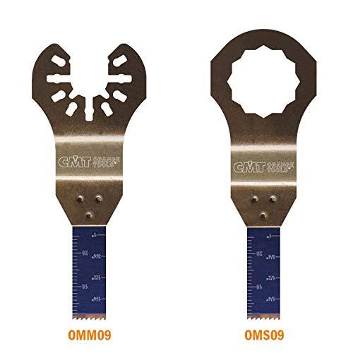 CMT OMM09-X5 5 Pcs Plunge & Flush-Cut Blade For Wood & Metal Quick Release Oscillator Multicutter, - LeoForward Australia