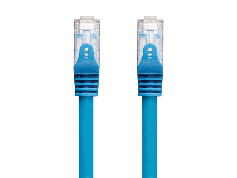  [AUSTRALIA] - Monoprice Cat6 Ethernet Patch Cable - 35 feet - Blue | Snagless, RJ45, 550Mhz, UTP, CMP, Plenum, Pure Bare Copper Wire, 23AWG - Entegrade Series 35ft