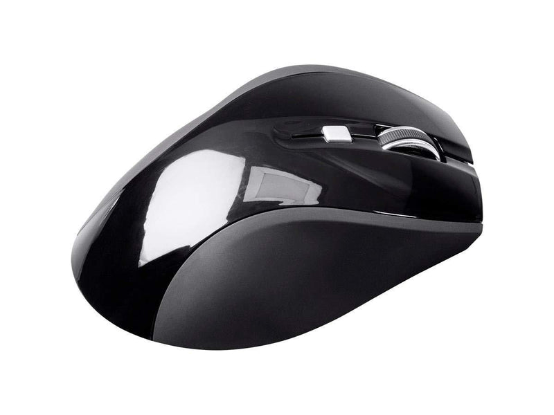 Monoprice Select Wireless Ergonomic Mouse - Black - Ideal for Work, Home, Office, Computers - Workstream Collection - LeoForward Australia