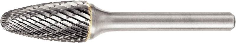 WIDIA Metal Removal Bur M41389 SF, Master Cut Edge, Round Nose Tree, 0.5" Cutting Diameter, Carbide, Right Hand Cut, 0.25" Shank Diameter - LeoForward Australia