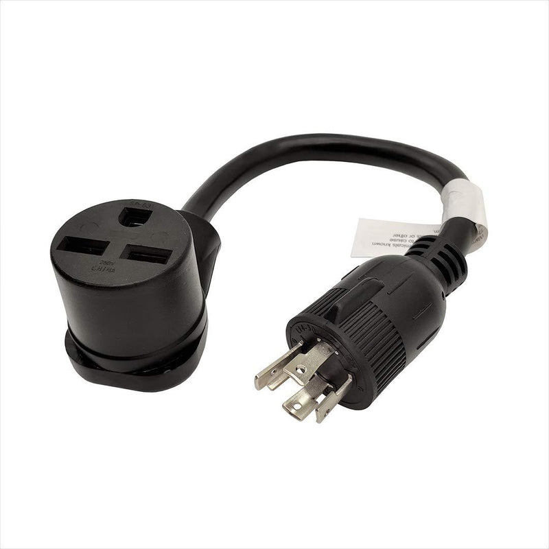  [AUSTRALIA] - Parkworld 885088 Power Adapter cord 4-Prong Generator 30A Locking L14-30P Male Plug to welding 30 AMP 6-30R Female Receptacle