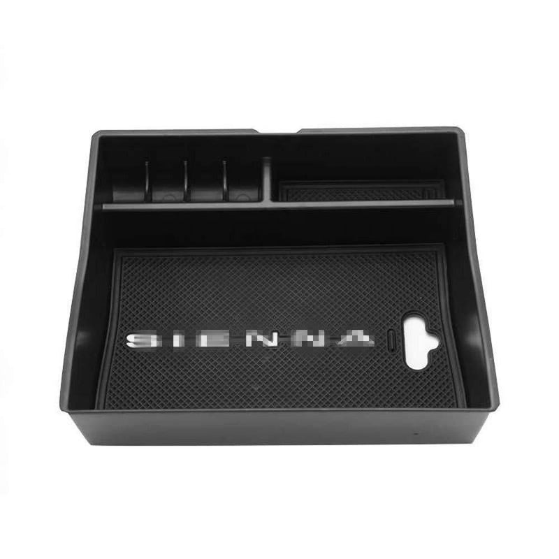  [AUSTRALIA] - Salusy Center Console Organizer Storage Box Secondary Armrest Glove Box Compatible for Toyota Sienna 2011-2020