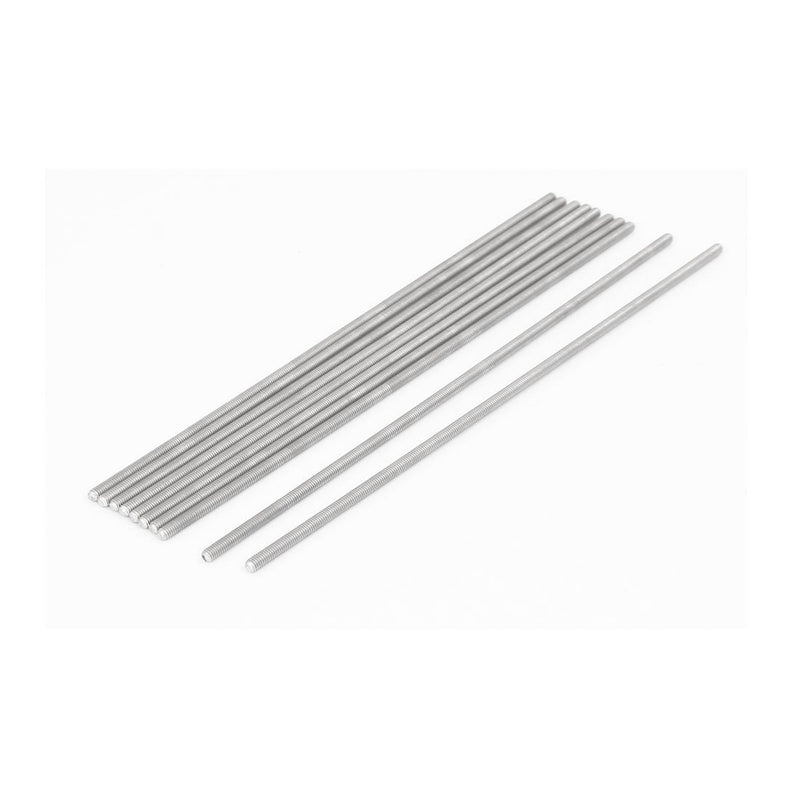  [AUSTRALIA] - uxcell a16071500ux0035 M3 x 150mm 0.5mm Pitch 304 Stainless Steel Fully Threaded Rods Fasteners (Pack of 10)