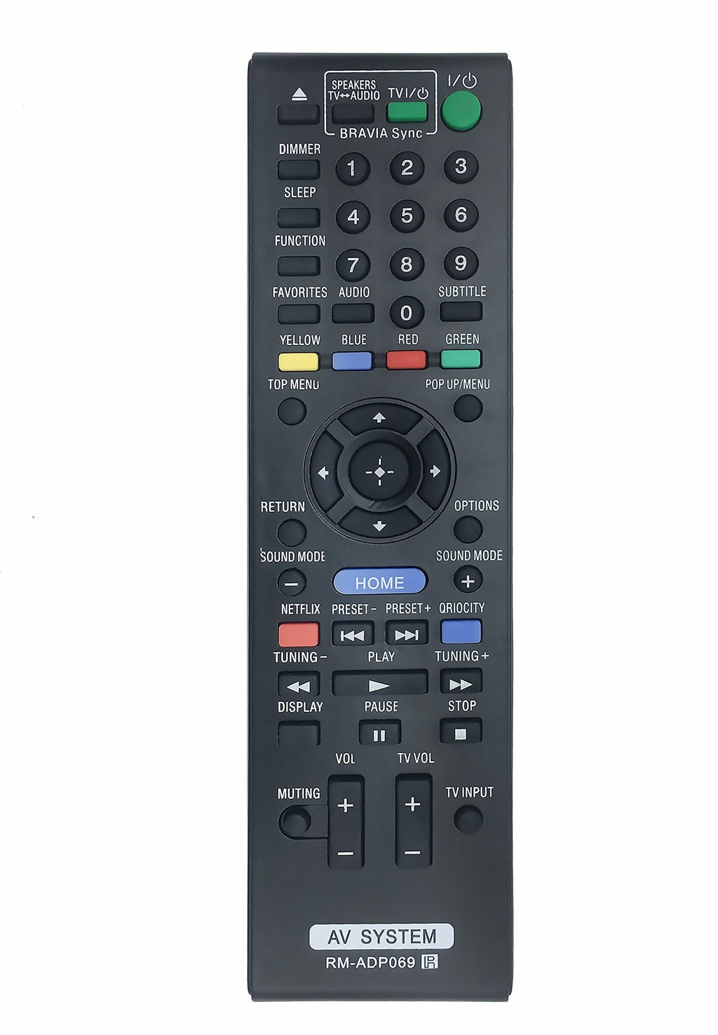 RM-ADP069 Replaced Remote fit for Sony Blu-Ray Disc Player HBD-E580 BDV-N790W HB-DE3100 RM-ADP072 BDV-T58 BDV-T57 HBD-T79 HBD-E280 Audio Vidio System - LeoForward Australia