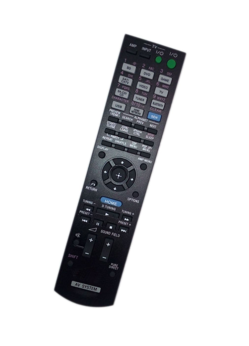 Replaced Remote Control Compatible for Sony STR-DN840 RMAAU170 149205111 STR-DH740 RMAAU168 149204911 Audio/Video AV Receiver Home Theater System - LeoForward Australia