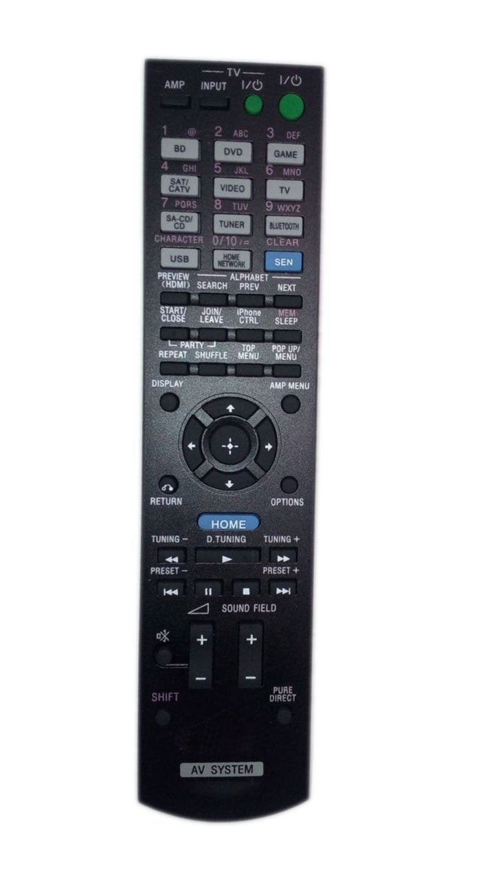 Replaced Remote Control Compatible for Sony STRDH540 RM-AAU170 1-492-051-11 RMAAU169 STR-DH540 Audio/Video AV Receiver Home Theater System - LeoForward Australia