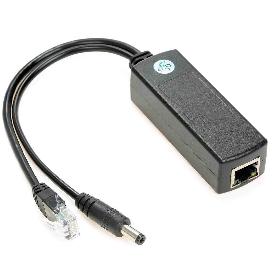 UCTRONICS Active PoE Splitter 12V - 2.1mm DC Barrel Jack for IP Camera, Arduino with Ethernet and Wireless Access Point - IEEE 802.3af/at Compliant - LeoForward Australia
