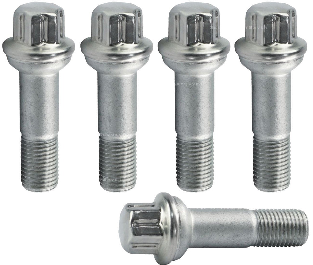 Bapmic 0009905407 Wheel Lug Bolt Stainless Steel for Mercedes-Benz (Pack of 5) Stainless Steel ( 5 Pcs ) - LeoForward Australia