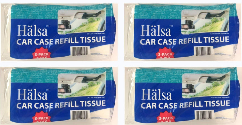  [AUSTRALIA] - Halsa Auto Visor Tissue Refills for Tempo Visor (4 Bags (Total of 12 Refills)) 4 Bags (Total of 12 Refills)